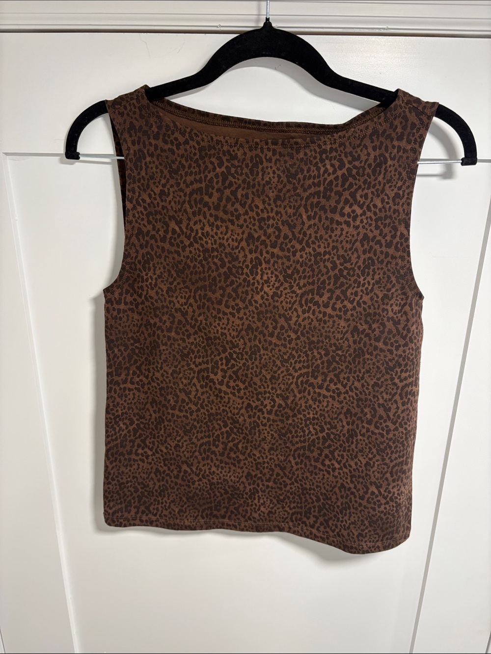 GAP Brown Leopard Print Tank Top